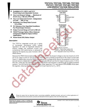 TPS7150QDR datasheet  